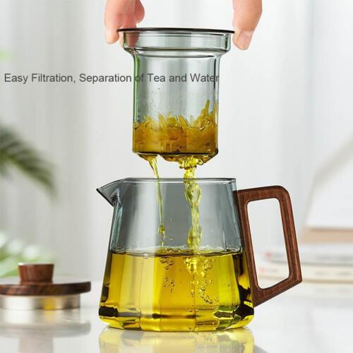 Teiera Vetro 800ml Moderna 6 Tazze Solida Multicolore Facile da Riempire Caffè Piccolo - Foto 5 di 29