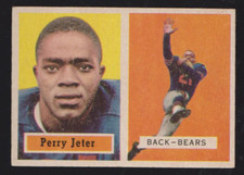 1957 TOPPS FOOTBALL #19 PERRY JETER NM **** FREE SHIPPING ****