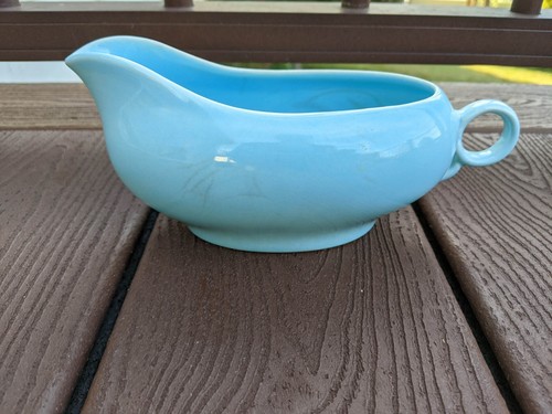 Universal Potteries Ballerina Periwinkle Blue Mid Century 50er Sauciere - Bild 1 von 8