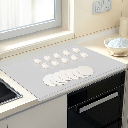 Stainless Steel Chopping Cutting Board Counter Top Protector w/ Front Overhang - Picture 6 of 13