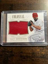 A114,467 - 2014 Panini National Treasures Colossal Jersey #30 Matt Shoemaker/99