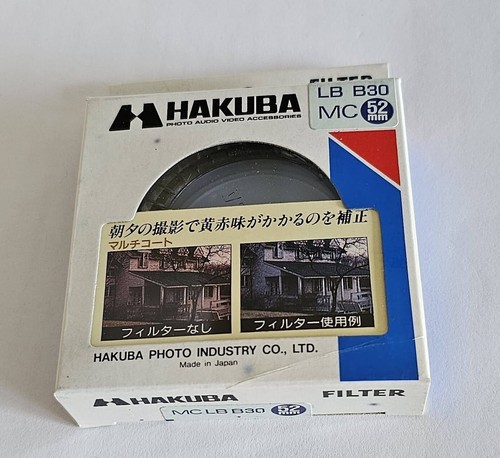 52mm MC LB B30 Glass Lens filter Made in Japan Hakuba E-52 52 mm - Picture 4 of 4