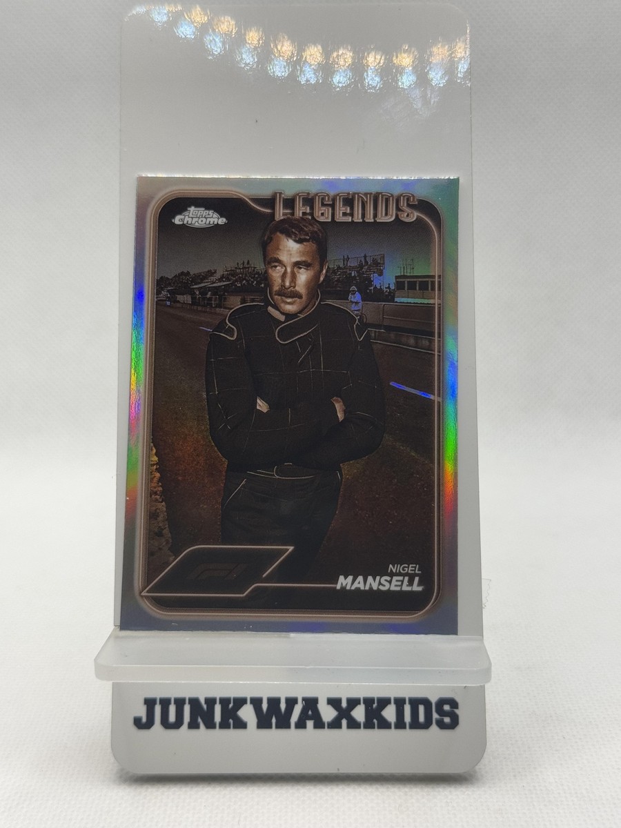 Nigel Mansellのビデオ、CDとキャップ&おまけF1ビデオ２本セット 2024 Topps Chrome Formula 1 #199 Nigel Mansell Sepia Refractor | eBay