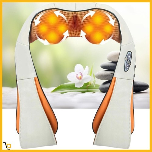Massaggiatore per cervicali collo shiatsu pratico cervicale relax massaggio - Foto 2 di 11
