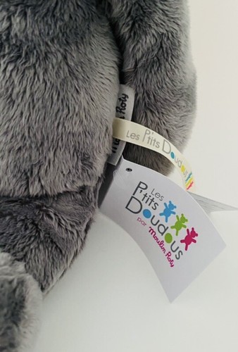 ?26cm Doudou Peluche ours vendre Gris les p'tits doudous MOULIN ROTY