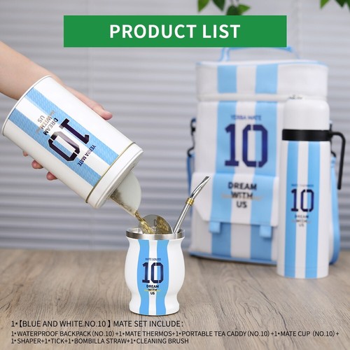Komplettes Argentina Captain NO.10 Mate Cup Set Premium Yerba Mate Kit - Bild 5 von 9