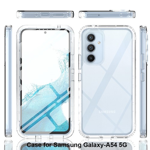 For Galaxy A54 A23 5G Phone Case Full Body Built-in Screen Protector Cover - Picture 40 of 42