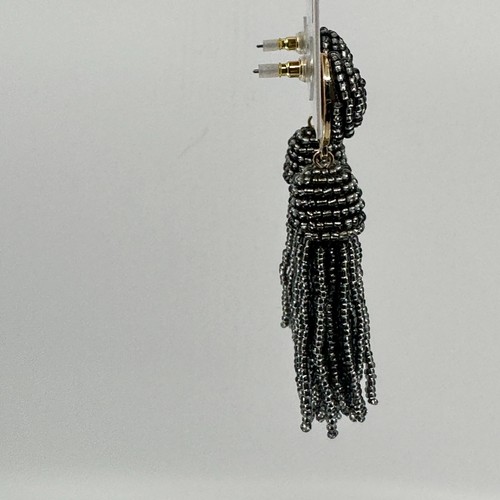 Pendientes Sugarfix By Baublebar Negro Gris Cuentas Borla Cuelga Declaración - Imagen 6 de 9