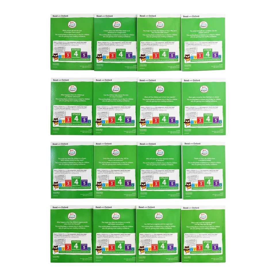 Biff Chip & Kipper Stage 4 -16 Books by Roderick hunt Ages 5-7 - Paperback - Image 3 of 4