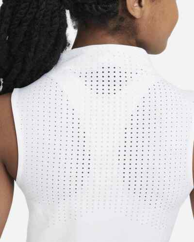 Nike Women's S Flex Ace Sleeveless Golf Dress $120 DC0354 Summit White - Picture 3 of 5