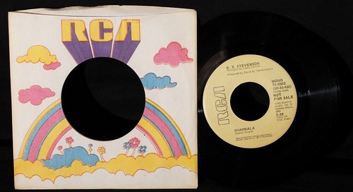 B.W. Stevenson-Shambala-Stereo-Mono-RCA 74-0952-Vintage 1973 Beige Lbl DJ 45-Slv - Picture 2 of 2