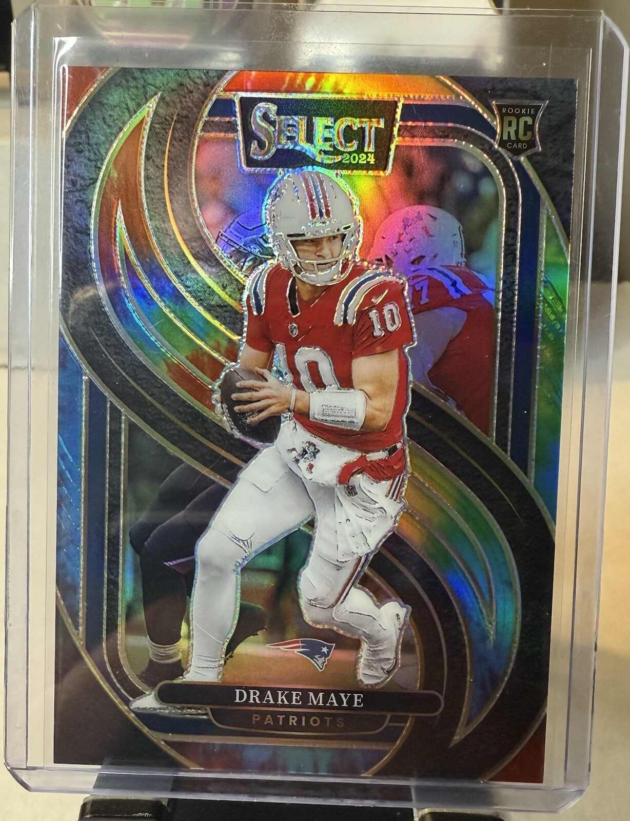 2024 Select Drake Maye Premier Level Tie Dye 16/25 RC New England Patriots 🔥