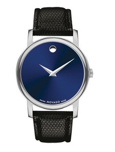 Movado-Museum-Blue-Dial-Black-Leather-Strap-Men-039-s-Swiss-Watch-2100009
