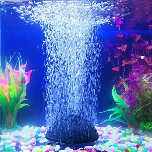 Aquarium Air Stone Disk Bubbles Fish Tank Pond Pump Aeration Oxygen Diffuser DIY - Picture 3 of 17