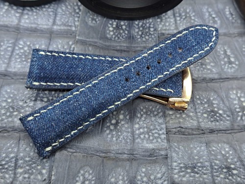 24mm/20mm Jeans Uhrenarmband Militärmode Minimalistische Mode - Bild 4 von 14