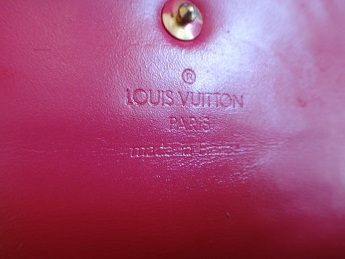 LOUIS VUITTON Portafoglio Donna Vernice Lunga Rosa (Usato) 100% Autentico - Foto 6 di 10