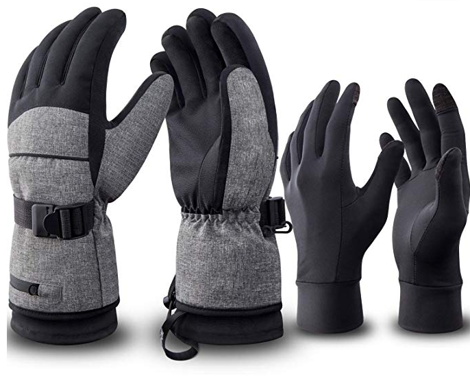 RIVMOUNT Winter Ski Gloves Thinsulate M Keep Warm Waterproof SZ