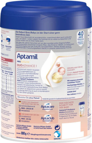 Aptamil Profutura DuoAdvance 1 6x800g - Bild 2 von 5