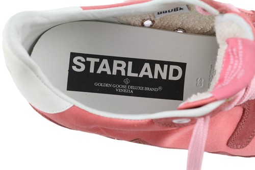 GOLDEN GOOSE Starland Women Trainers EU39 Pink Leather Low-Top Sneakers - Picture 16 of 16