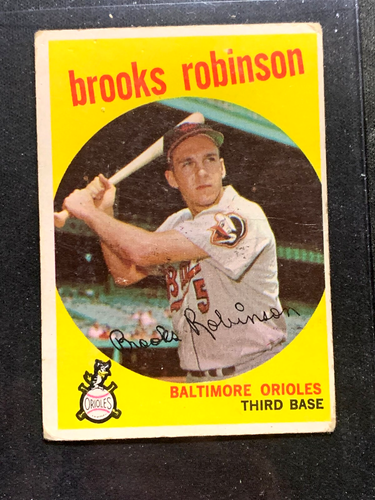 1959 TOPPS BASEBALL #439 BROOKS ROBINSON BALTIMORE ORIOLES GOOD