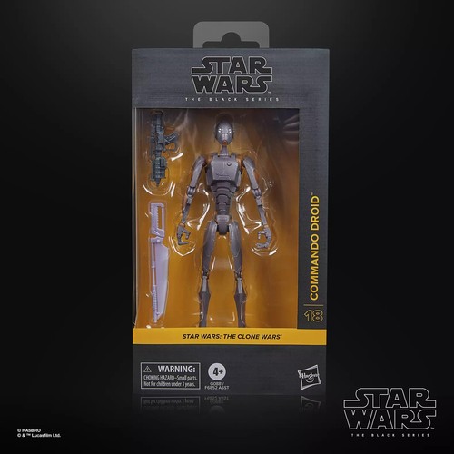2025 Star Wars Black Series Clone Wars 18 COMMANDO DROID 6" Hasbro Action Figure - 第 11/23 張圖片
