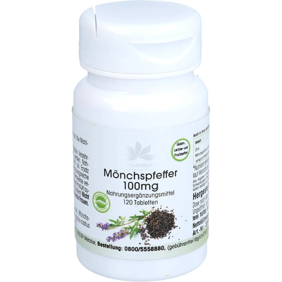 WARNKE VITALSTOFFE GMBH MÖNCHSPFEFFER 100 mg Tabletten 120 St PZN16119861