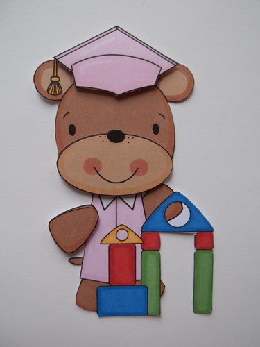 3D- U Pick - SG1 Graduation Bear Boy Girl Owl Chick Card Scrapbook Embellishment - 第 13/30 張圖片