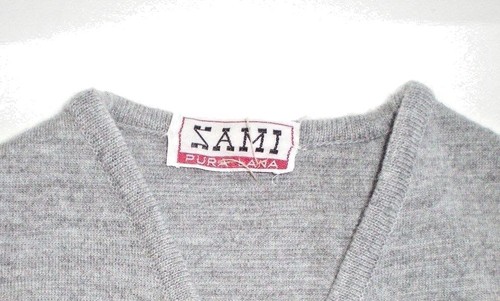 Sweater Coat Jacket Boys 100% Pura Lana Pure Wool Vintage - Picture 2 of 5