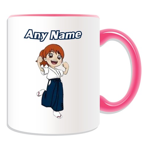 Personalised Gift Aikido Girl Mug Money Box Cup Japan Aikidoka Kung Fu Janpanese - Picture 10 of 20
