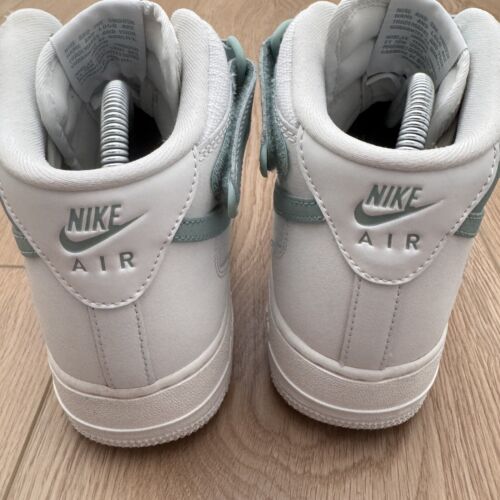 Nike Air Force 1 '07 Mid Summit White Mineral Teal Sail Gr. 9 einmal getragen - Bild 7 von 8