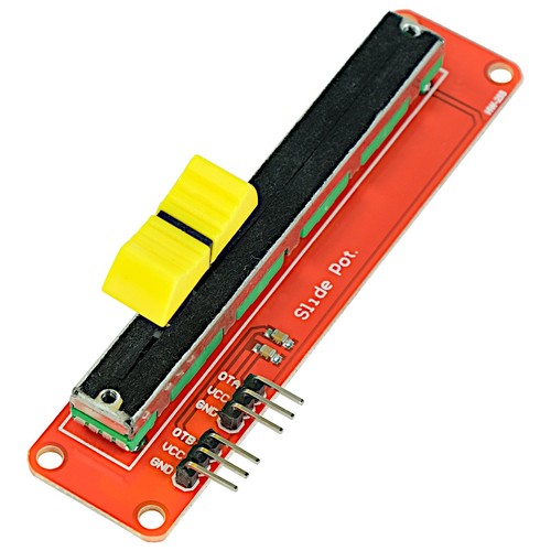 Schiebepotentiometer mit Faderknopf, 10kΩ, Slide Potentiometer, Poti für Arduino - Bild 4 von 6