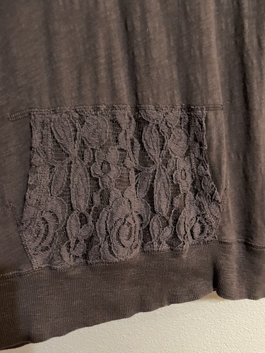 Panhandle Slim M Jersey Embroidered Hoodie Top Lace Hood/pocket Lightweight - Picture 6 of 11