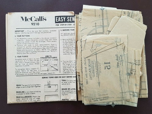 Mc-9210 1960's Jumper Blouse Sewing Pattern McCall's Size 14 Cut & Complete - Bild 4 von 4