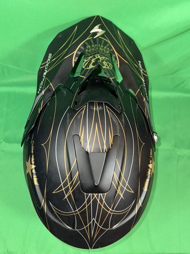 Scorpion Exo VX-35 Dirt Bike Helmet Golden State Helmet Size M - Picture 4 of 13