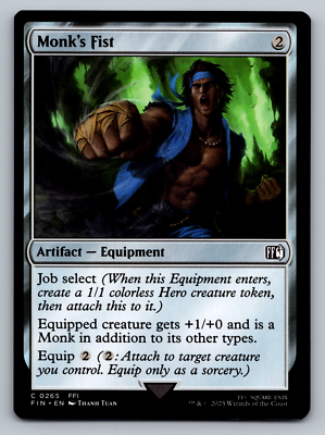 マジック：ザ・ギャザリング FINAL FANTASY Monk's Fist C 0265 - Final Fantasy MTG Magic The Gathering
