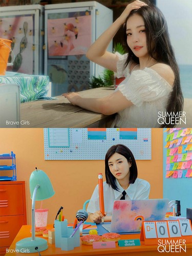 BRAVE GIRLS SUMMER QUEEN Album 2 Ver SET 2CD+2 Photo Book+4ea Card+2 Sticker - Bild 3 von 13