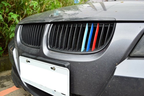Apto para 05-08 BMW E90 E91 parrilla delantera negro mate ///M color 318d 320d - Imagen 1 de 3