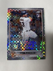 2022 Topps Chrome Update Heliot Ramos RC Auto Xfractor /125 SP Scarce SF Giants