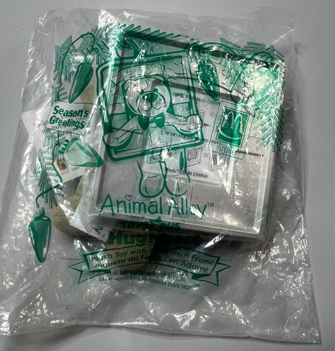 Mini Oso de Peluche McDonald's Happy Meal Toys R Us Animal Alley Hughbert Navidad - Imagen 5 de 7
