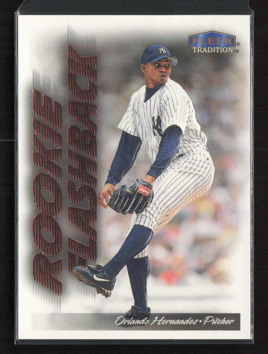 1999 Fleer Tradition Rookie Flashback #12RF Orlando Hernandez New York Yankees