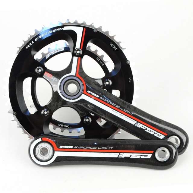 FSA SL-K Light BBRight 386EVO Carbon Crankset 170mm Mid-Compact 52//36 TAKE-OFF