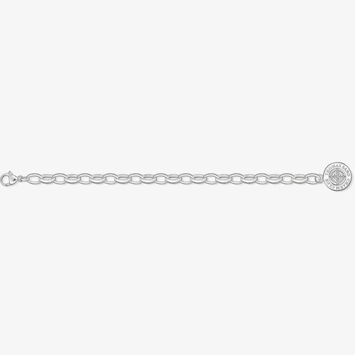 BN THOMAS SABO 10YR ANNIVERSARY SILVER & DIAMOND BRACELET - 16CMS - Picture 4 of 6