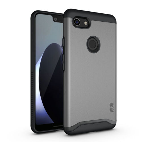 for Google Pixel 3 XL, TUDIA Slim-Fit HEAVY DUTY MERGE Dual Layer Cover Case - Picture 3 of 27