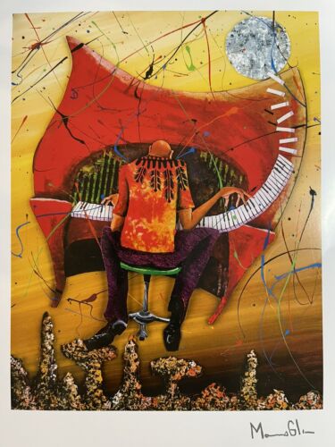 PARK WEST, Marcus Glenn (artist), “Keys to the Soul” Lithograph w/Spot Varnish - 第 1/8 張圖片
