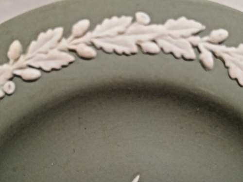 WEDGWOOD Schale leer Keksbeutel grün Wappen von London - Bild 3 von 5