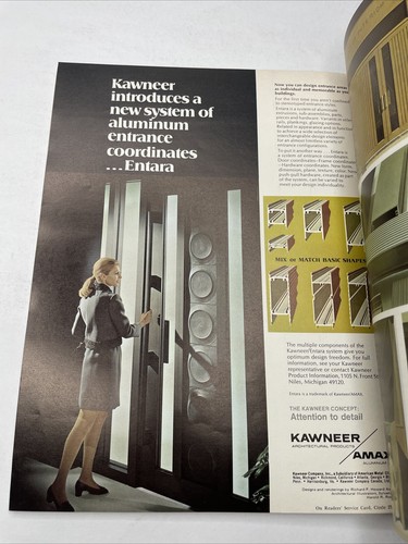 The Architectural Forum Magazine June 1970-beautiful Adverts- Art MCM Design F9 - Picture 21 of 24
