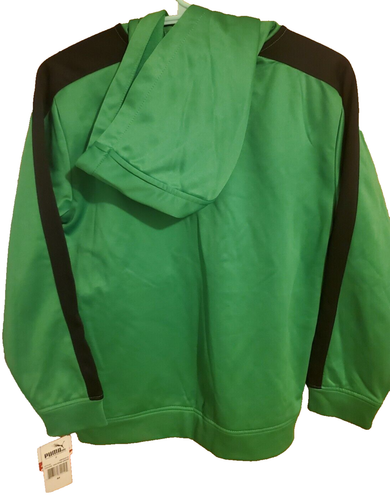 PUMA KIDS Boys’ Separates Full Zip Track Jacket Fern Green Med NWT - Picture 4 of 13