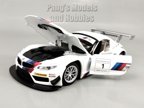 2010 BMW Z4 GT3 1/24 Scale Diecast Model by Showcasts - White - Picture 10 of 16
