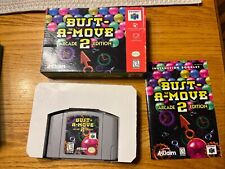 BUST-A-MOVE 2 : ARCADE EDITION NINTENDO 64 N64 GAME CIB COMPLETE MANUAL BOX RARE