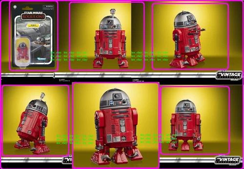 Star Wars Vintage Coll Rogue One 3.75" R2-SHW VC260 NEW Merrick's Droid CaseFrsh